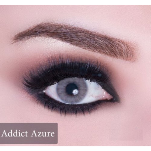 Anesthesia Addict Azure Contact Lenses, Solution Free