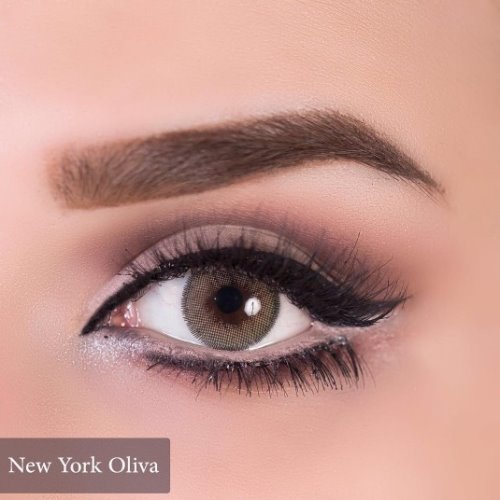 Anesthesia USA New York Oliva Contact Lenses, Solution Free