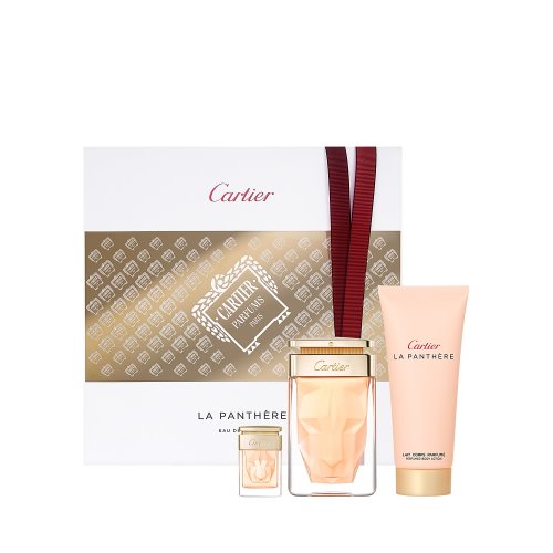 Cartier la Panthere Gift Set for Women (75ml EDP, 6ml EDP, 100ml Body Lotion)