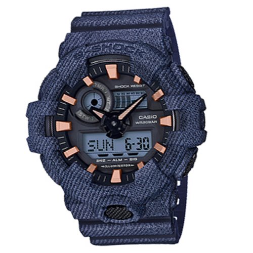 Casio G-Shock Denim Watch - GA-700DE-2A