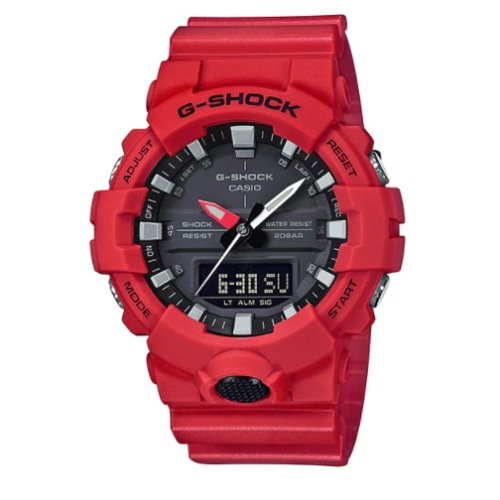 Casio G-Shock Digital-Analog Red Watch - GA-800-4A