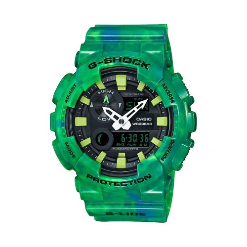 Casio G-Shock G-Lide Marble Green Watch - GAX-100A-7A