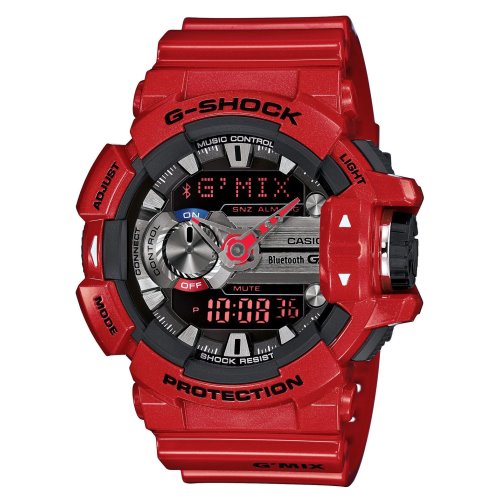 Casio G-Shock G-Mix Bleutooth Smart Red Watch - GBA-400-4A