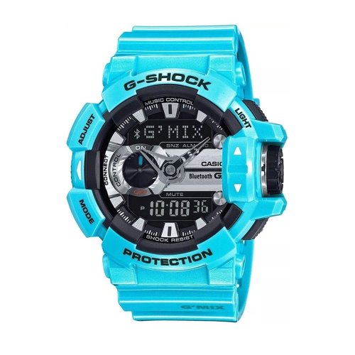 Casio G-Shock G-Mix Bleutooth Smart Sky Blue Watch - GBA-400-2C