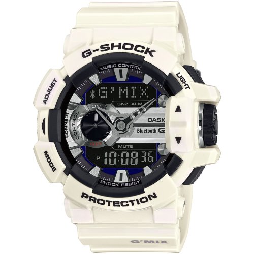 Casio G-Shock G-Mix Bleutooth Smart White Watch - GBA-400-7C