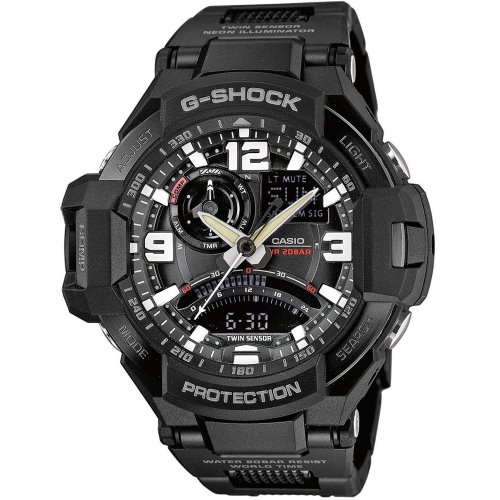Casio G-Shock Gravitymaster Black-Red Watch - GA-1000FC-1A