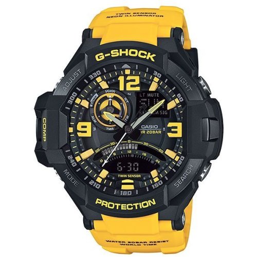 Casio G-Shock Gravitymaster Yellow Watch - GA-1000-9B
