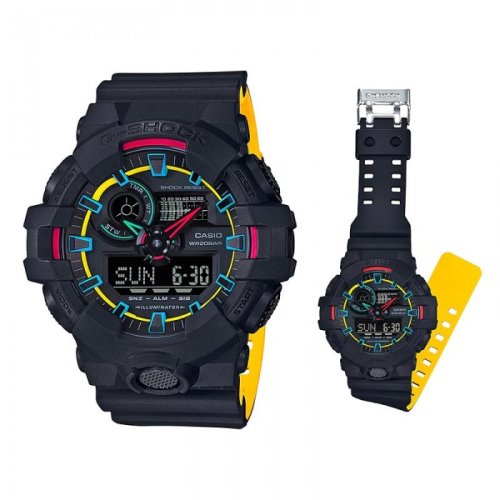 Casio G-Shock Layered Neon Colorfull Watch - GA-700SE-1A9