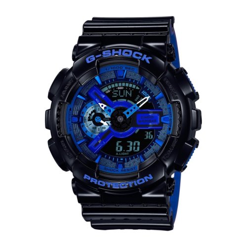 Casio G-Shock Special Color Black-Blue Watch - GA-110LPA-1A
