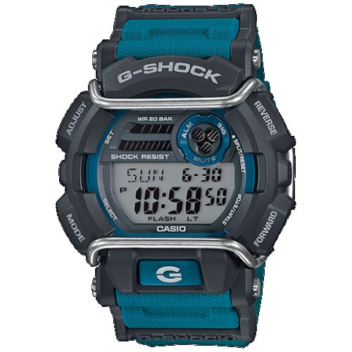 Casio G-Shock Standard Digital Face Protector Turquoise Watch - GD-400-2