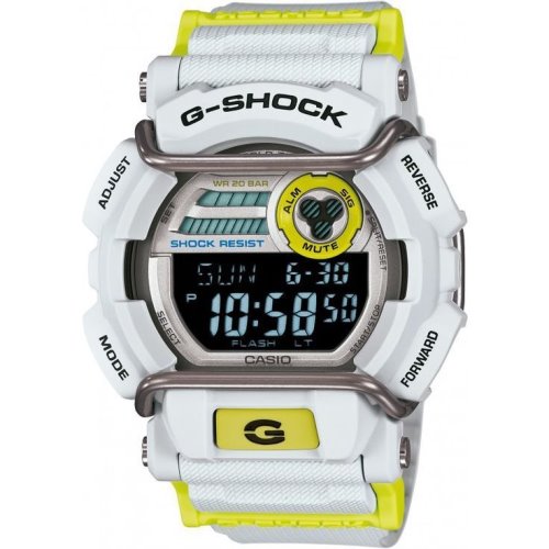 Casio G-Shock Standard Digital Face Protector White-Neon Watch - GD-400DN-8