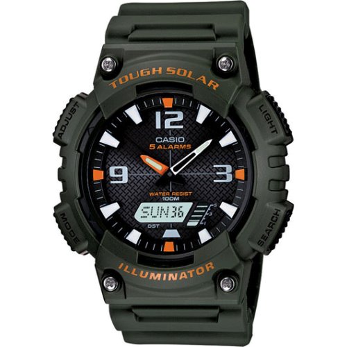 Casio Standard Solar Powered Watch Black-Brown - AQ-S810W-3AV