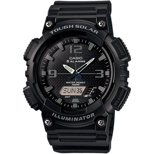 Casio Standard Solar Powered Watch Black Matte - AQ-S810W-1A2V