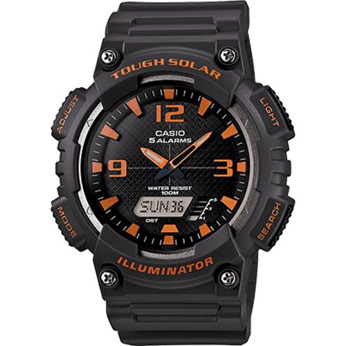 Casio Standard Solar Powered Watch Black-Orange - AQ-S810W-8AV