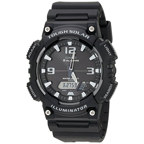 Casio Standard Solar Powered Watch Black-White - AQ-S810W-1AV