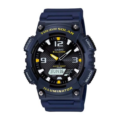 Casio Standard Solar Powered Watch Navy Blue-Orange - AQ-S810W-2AV