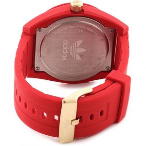 Adidas Santiago Red Silicon/Dial Watch for Men, ADH2714
